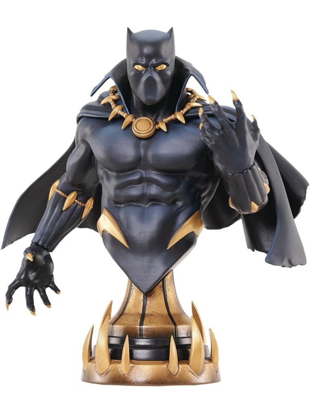 Black Panther 1:7 Scale Bust - Marvel Comic Collectible Figure, Home Decor